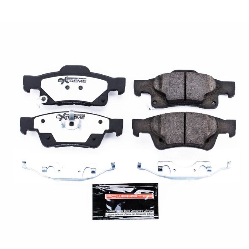 PSB Z36 Truck & Tow Brake Pads - Power Stop 11-19 Dodge Durango Rear Z36 Truck & Tow Brake Pads w/Hardware
