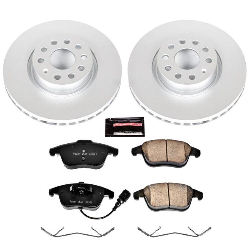 PSB Z23 Evolution Coated Kit - Power Stop 15-18 Audi Q3 Front Z23 Evolution Sport Coated Brake Kit