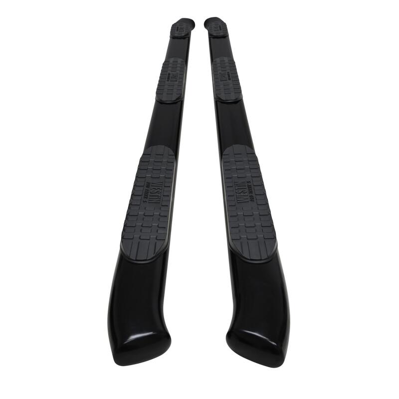 WES Nerf Bars - PRO TRAXX 5 - Westin 2020 Chevy Silverado 2500/3500 Crew Cab (6.5ft Bed) PRO TRAXX Oval W2W Nerf Step Bars - Black