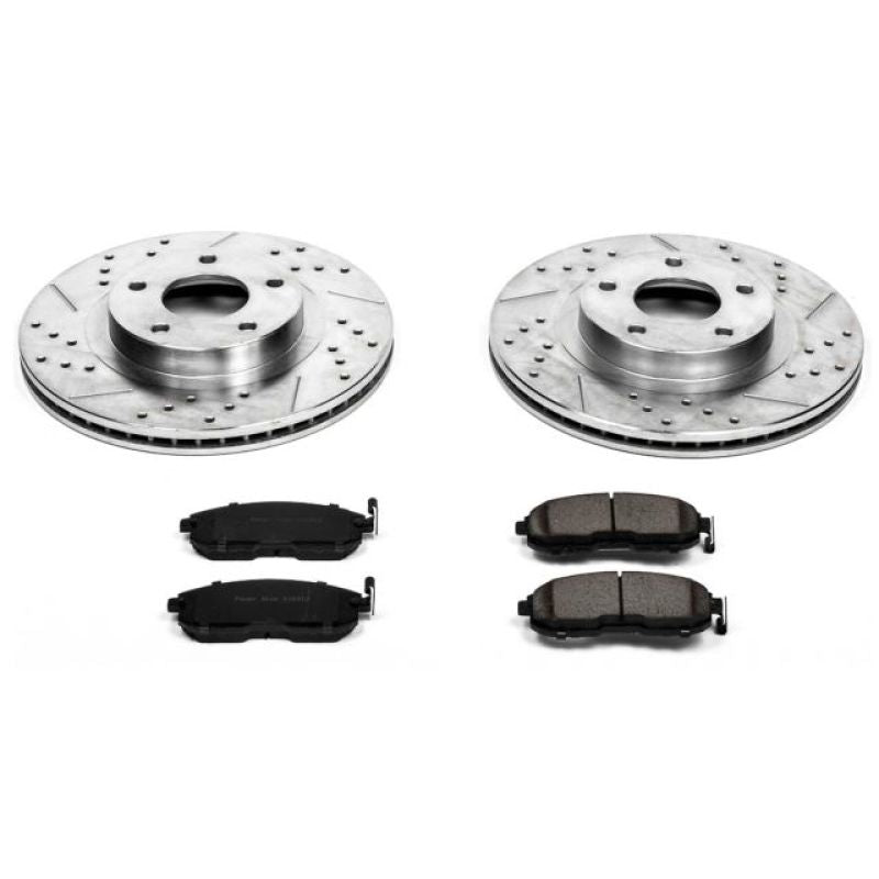 PSB Z23 Evolution Kit - Power Stop 02-04 Infiniti I35 Front Z23 Evolution Sport Brake Kit