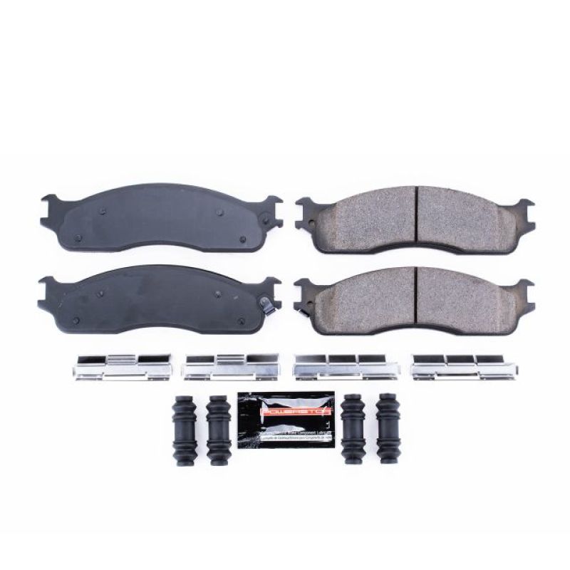 PSB Z23 Evolution Brake Pads - Power Stop 06-08 Dodge Ram 1500 Front Z23 Evolution Sport Brake Pads w/Hardware