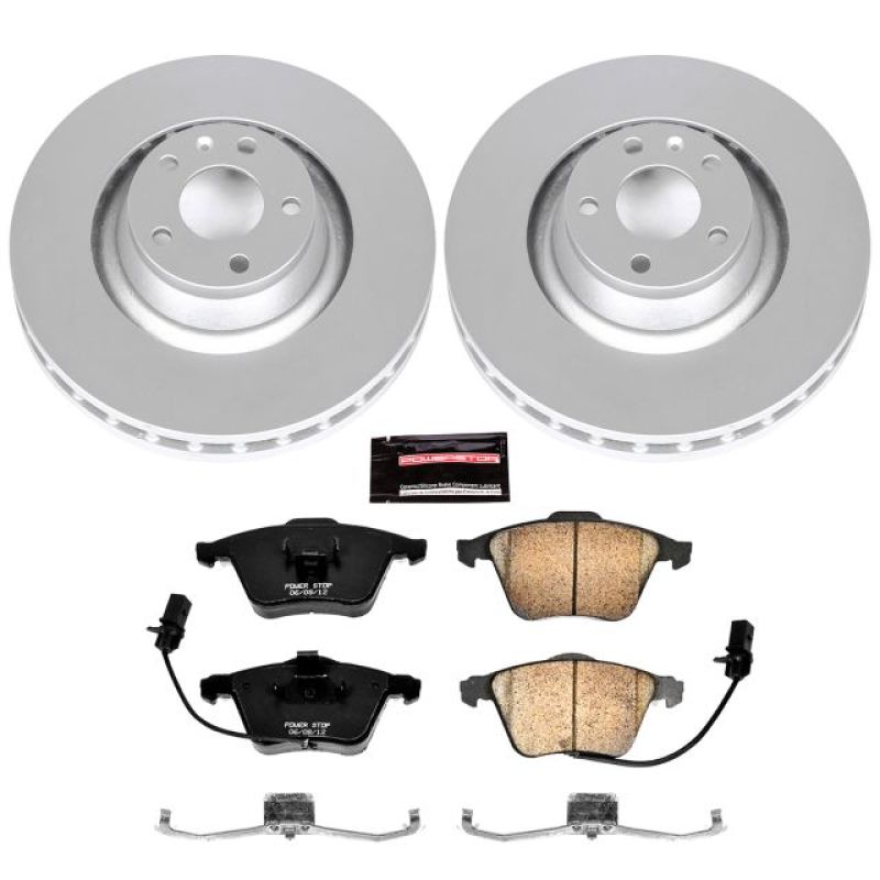 PSB Z23 Evolution Coated Kit - Power Stop 05-11 Audi A6 Quattro Front Z23 Evolution Sport Coated Brake Kit