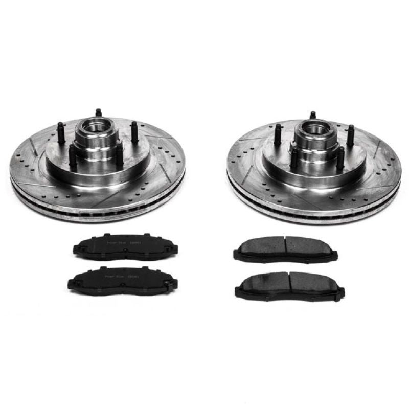 PSB Z23 Evolution Kit - Power Stop 97-00 Ford F-150 Front Z23 Evolution Sport Brake Kit