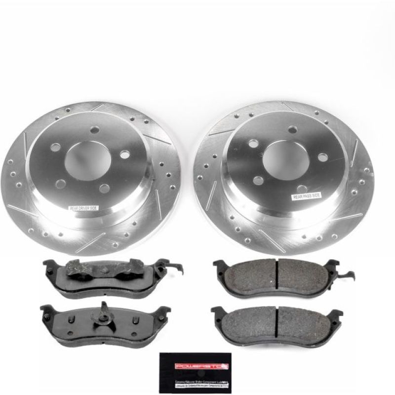 PSB Z36 Truck & Tow Kit - Power Stop 96-02 Ford Crown Victoria Rear Z36 Truck & Tow Brake Kit