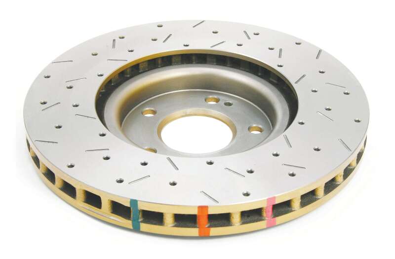 DBA 4000 Slot&Drill Rotors - DBA 03-05 Evo 8/9 Front Drilled & Slotted 4000 Series Rotor