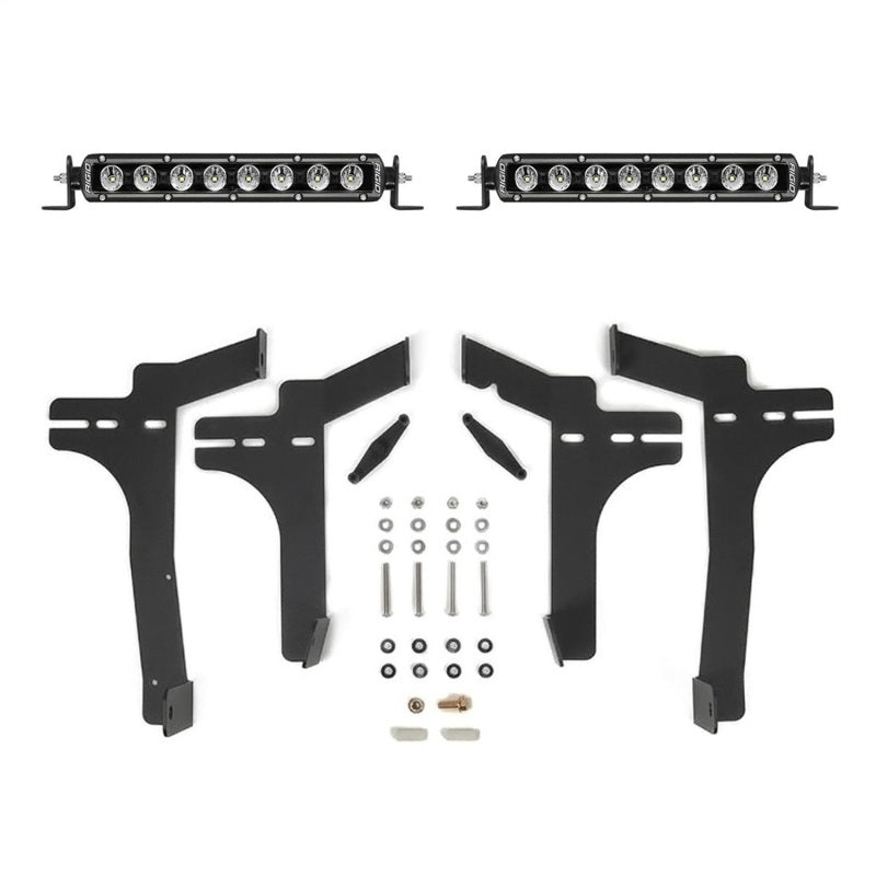 RIG Grill Kit - SR Series - Rigid Industries 24+ Toyota Tacoma 10in. SR Radiance Grill Kit