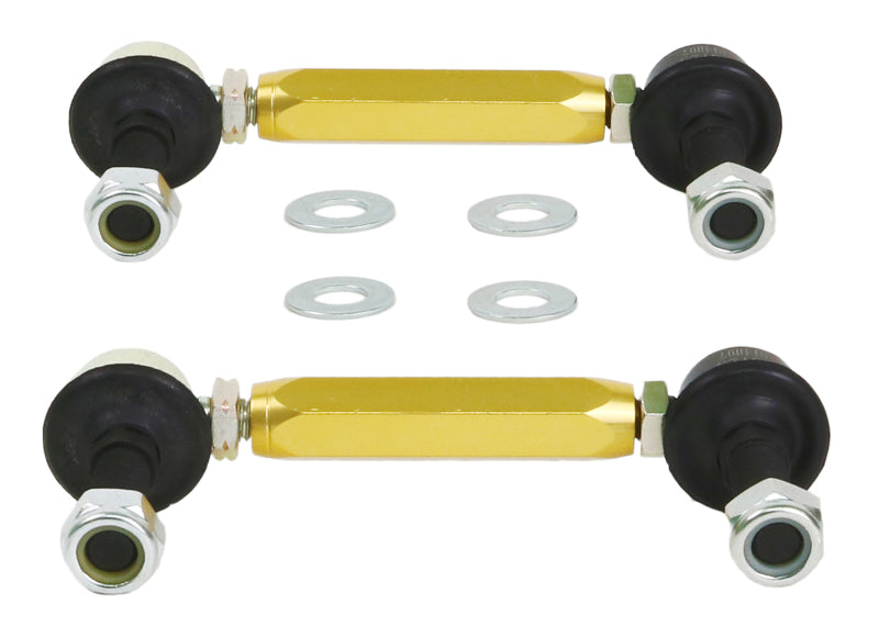 WL Sway Bar Links - Whiteline Universal (25mm - 30mm) Adjustable Heavy Duty Ball Joints Sway Bar Link