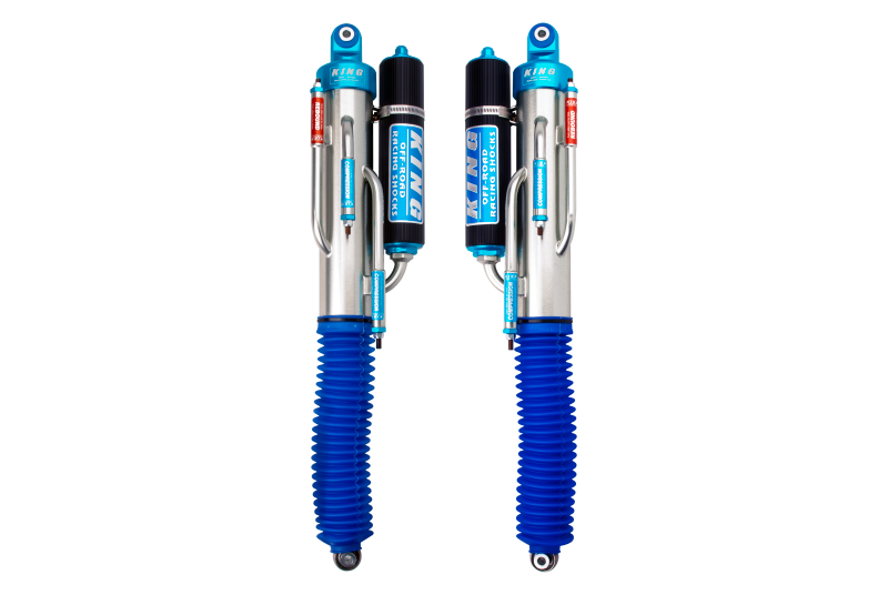 KIN 3.0 Shocks - King Shocks 10-14 Ford F150 Raptor 4WD Rear 3.0 Dia Bypass Piggyback Shock w/Standard Fin Res (Pair)