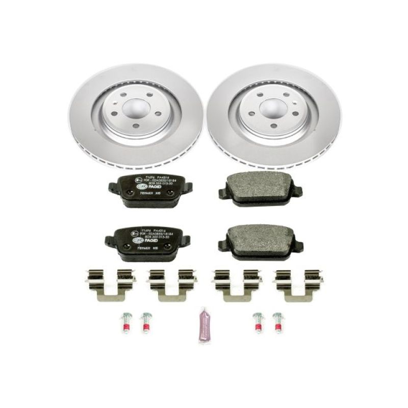 PSB Euro-Stop Kit - Power Stop 07-11 Volvo S80 Rear Euro-Stop Brake Kit