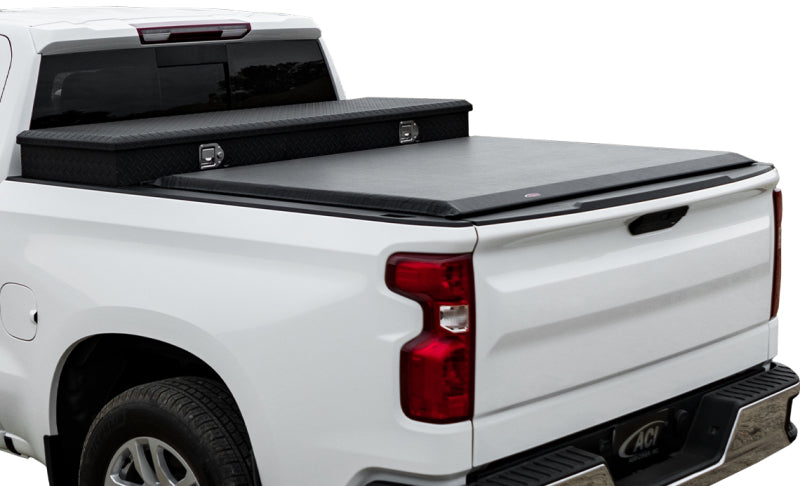 ACC Toolbox Roll-Up Cover - Access 2022+ Toyota Tundra 5ft 6in Bed (w/ Deck Rails) Toolbox Roll-Up Cover