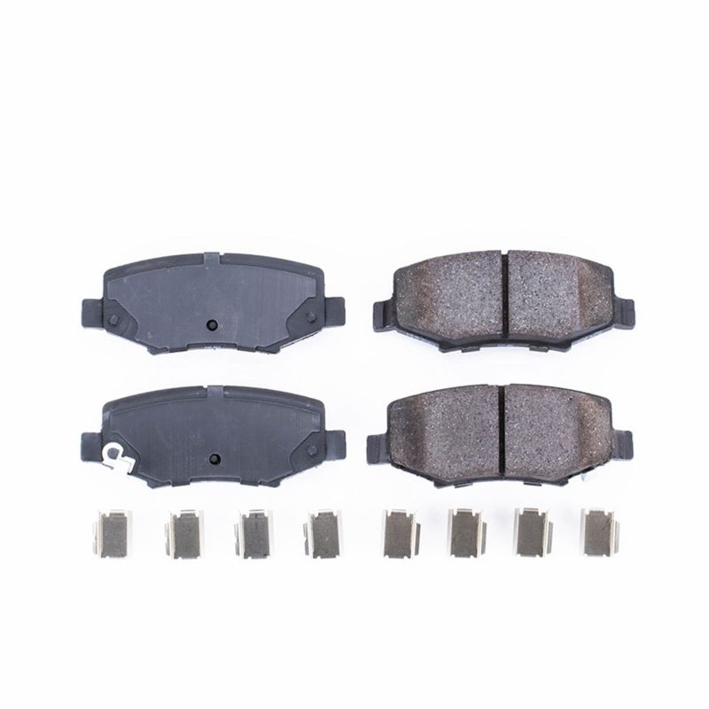 PSB Z17 Evolution Brake Pads - Power Stop 07-11 Dodge Nitro Rear Z17 Evolution Ceramic Brake Pads w/Hardware