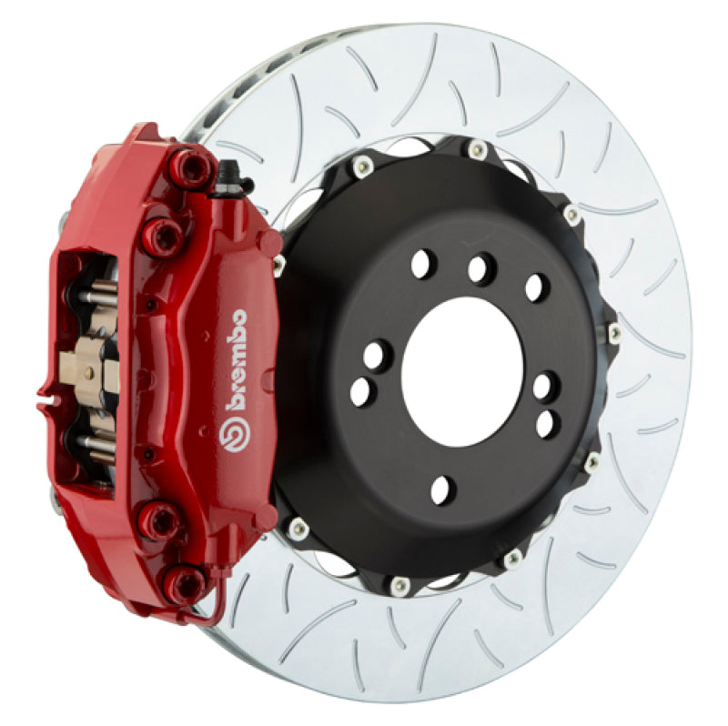 BRB Big Brake Kits - Brembo 22+ GR86 Rear GT BBK 4 Piston Cast 345x28 2pc Rotor Slotted Type3-Red