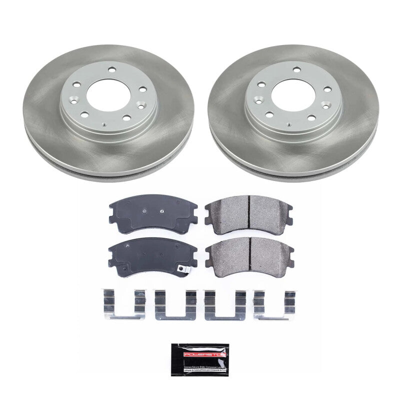PSB Semi-Coated Rotor Kits - Power Stop 03-05 Mazda 6 Front Semi-Coated Rotor Kit
