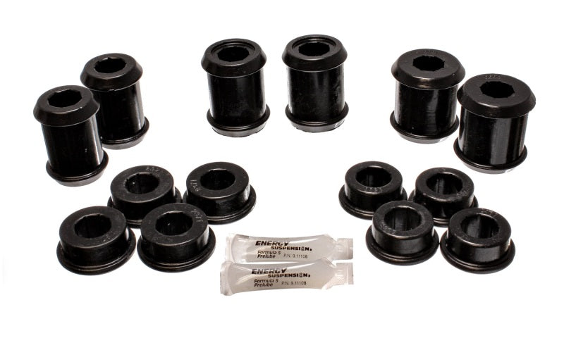 ES Cntrl Arm Bushings - Black - Energy Suspension 04-09 Cadillac XLR/XLR-V / 97-12 Corvette Black Rear End C/A Bushing Set