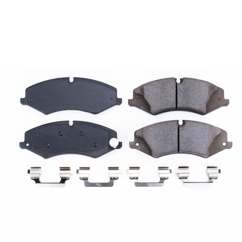 PSB Z17 Evolution Brake Pads - Power Stop 10-14 BMW X5 Front Z17 Evolution Ceramic Brake Pads w/Hardware