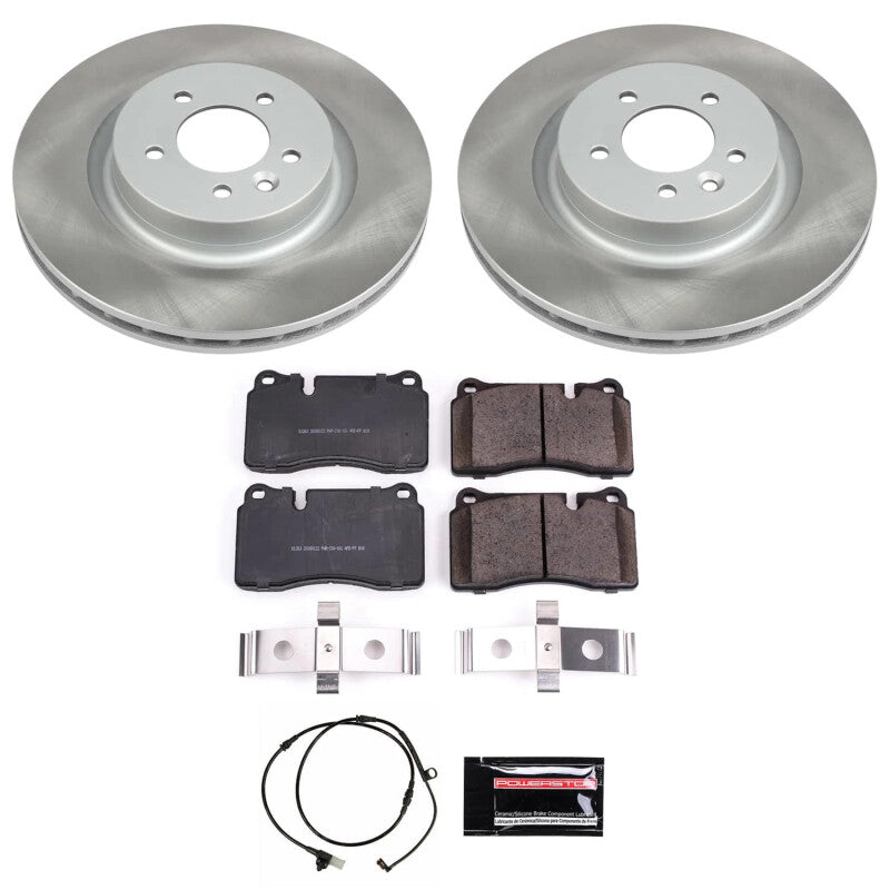 PSB Semi-Coated Rotor Kits - Power Stop 06-09 Land Rover Range Rover Sport Front Semi-Coated Rotor Kit