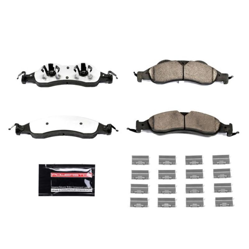 PSB Z36 Truck & Tow Brake Pads - Power Stop 07-09 Ford Expedition Front Z36 Truck & Tow Brake Pads w/Hardware