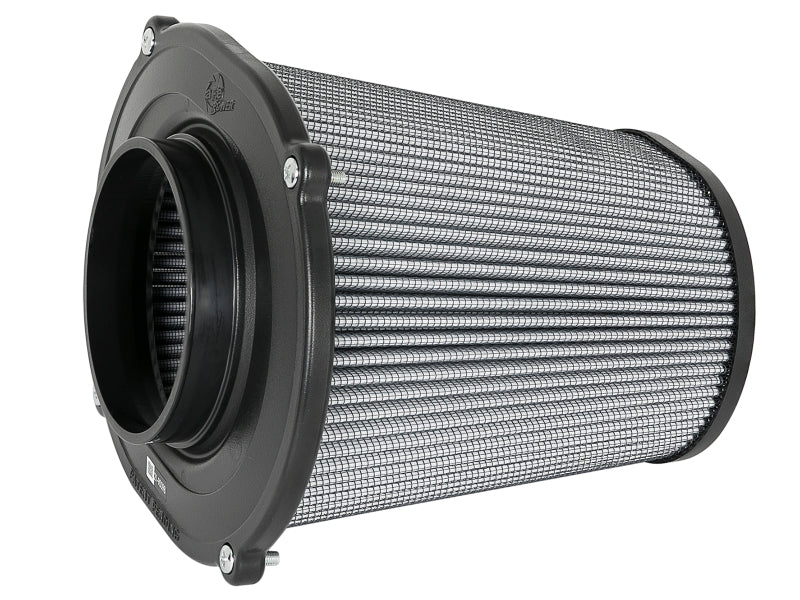 AFE Quantum Intakes - aFe Quantum Pro DRY S Air Filter Flat Top - 5in Flange x 9in Height