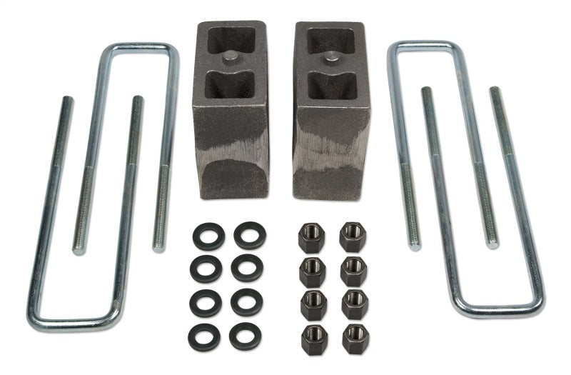 TUF Rear Block Kits - Tuff Country 94-02 Ram 3500 4wd (w/Factory Contact Overloads) 5.5in Rr Block & U-Bolt Kt Non-Tapered