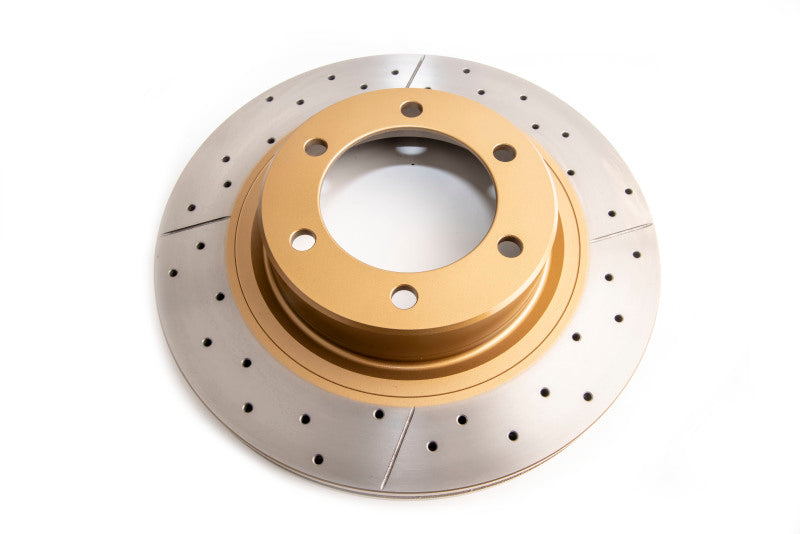 DBA Street Slot&Drill Rotors - DBA 96-99 BMW 325i E36 Front Drilled & Slotted Street Series Rotor