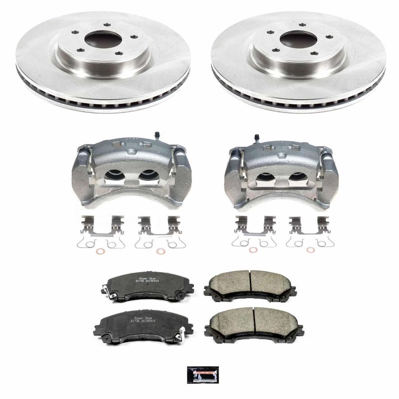 PSB Autospecialty Caliper - Power Stop 16-17 Infiniti QX50 Front Autospecialty Kit w/Cals