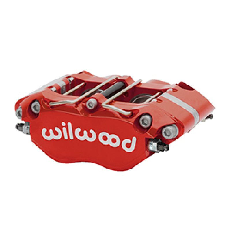 WIL Parking Brake Caliper - Wilwood RH MC4 Mechanical Parking Brake Caliper -1.38in Bracket - .81in Disc - Red