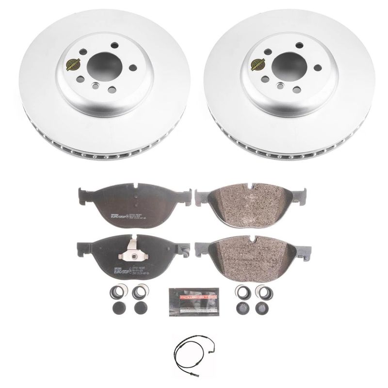 PSB Euro-Stop Kit - Power Stop 09-10 BMW 750Li Front Euro-Stop Brake Kit