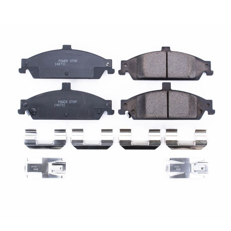 PSB Z17 Evolution Brake Pads - Power Stop 04-05 Chevrolet Classic Front Z17 Evolution Ceramic Brake Pads w/Hardware