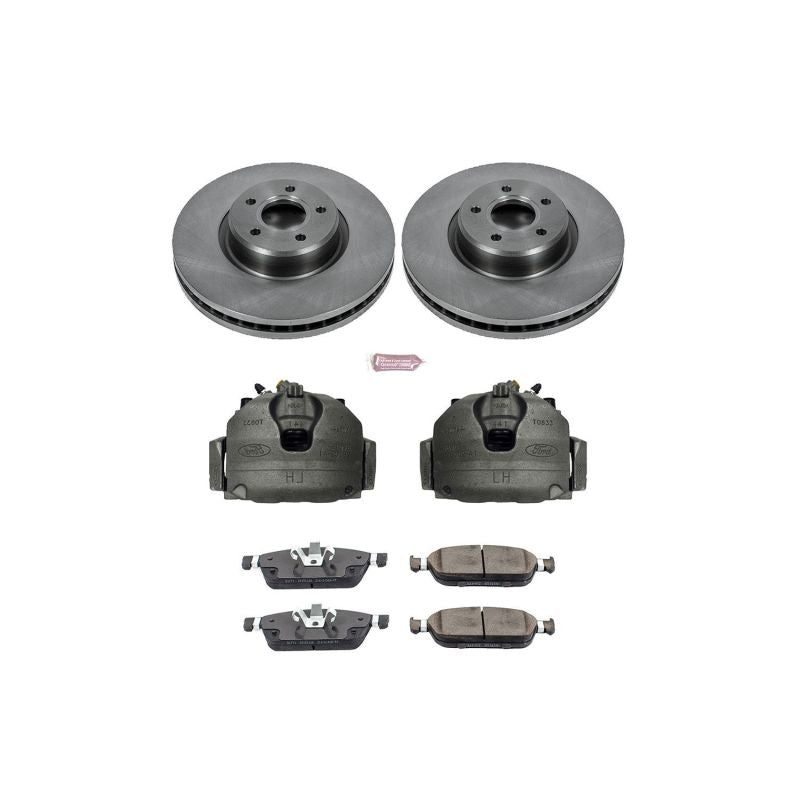 PSB Autospecialty Caliper - Power Stop 15-18 Ford Focus Front Autospecialty Kit w/Cals