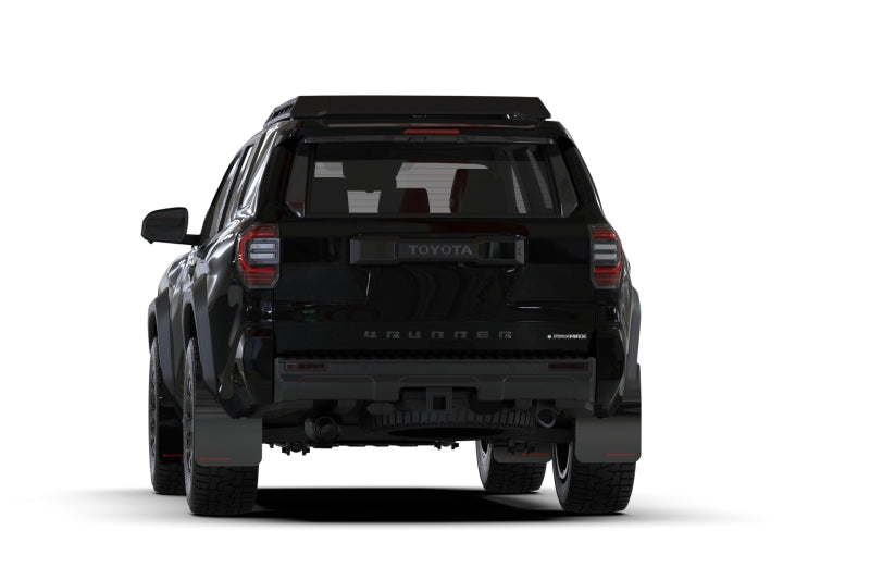 RAL UR Blk Flap/Rd Logo - Rally Armor 25-26 Toyota 4Runner Black UR Mud Flap w/ Red Logo