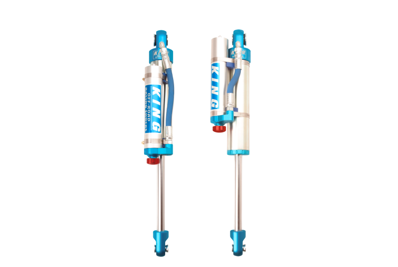 KIN 2.5 Shocks - King Shocks 12-18 Ford Ranger Px/T6 Rear 2.5 Dia Piggy Hose Reservoir w/Adjuster (Pair)
