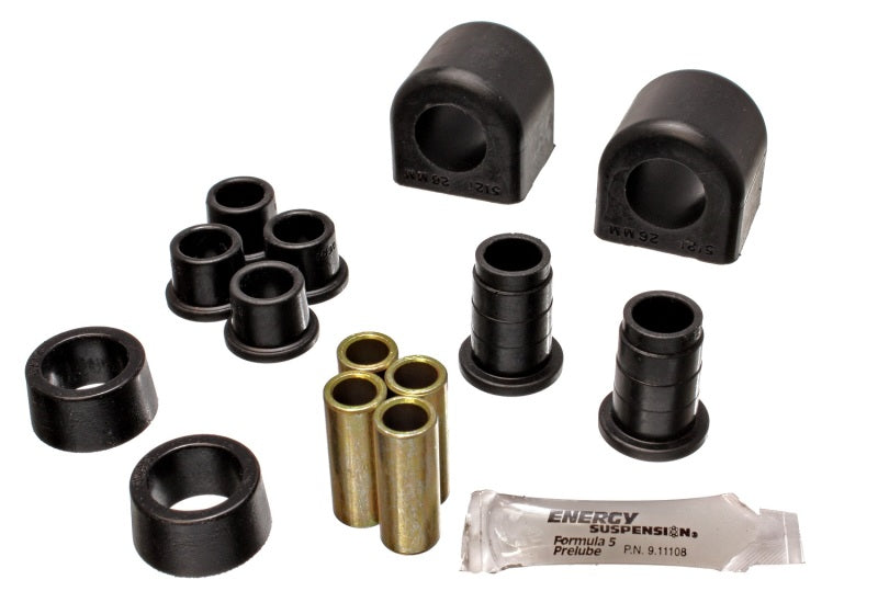 ES Sway Bar Bushings - Black - Energy Suspension 30Mm Corvette Front Stab Bar - Black