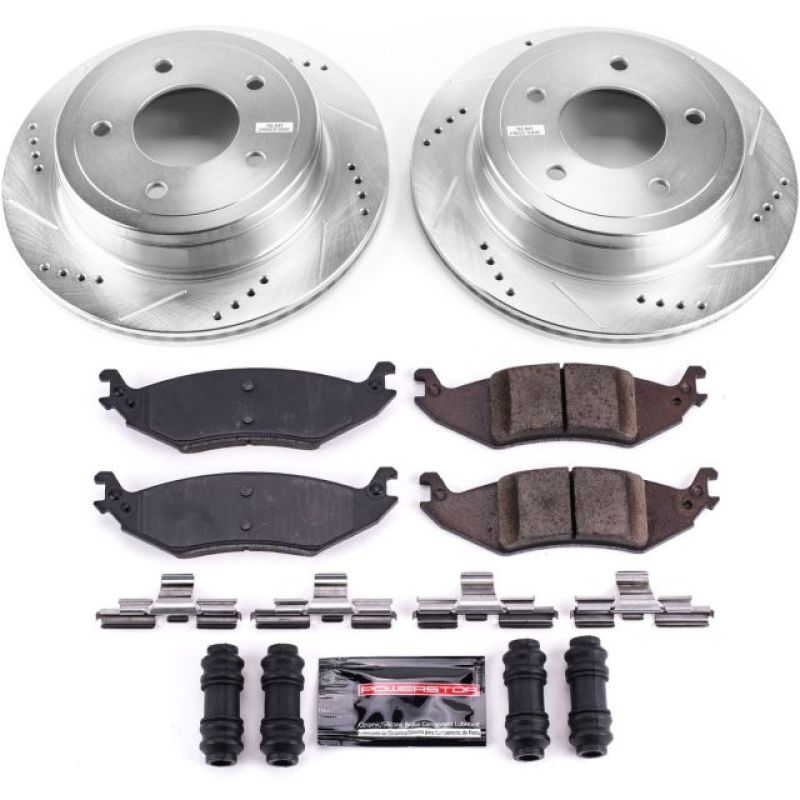 PSB Z23 Evolution Kit - Power Stop 04-06 Ford E-150 Rear Z23 Evolution Sport Brake Kit