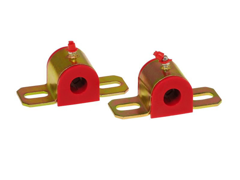 PRO Sway/End Link Bush - Red - Prothane Universal Greasable Sway Bar Bushings - 3/4in - Type B Bracket - Red