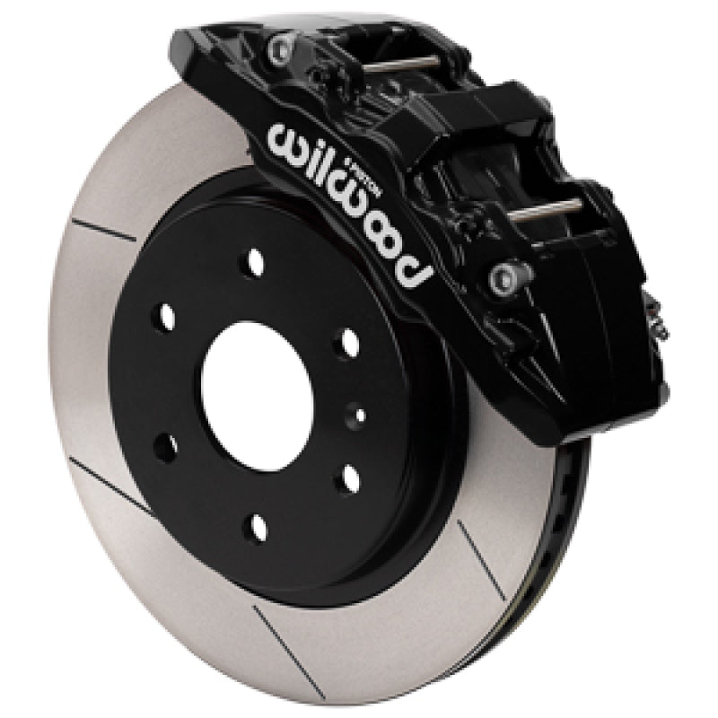 WIL Aero Brake Kit - Wilwood 22-23 Mercedes-Benz Sprinter AWD 2500 Front Aero6-DM 13.25in Kit w/ Lines - Black