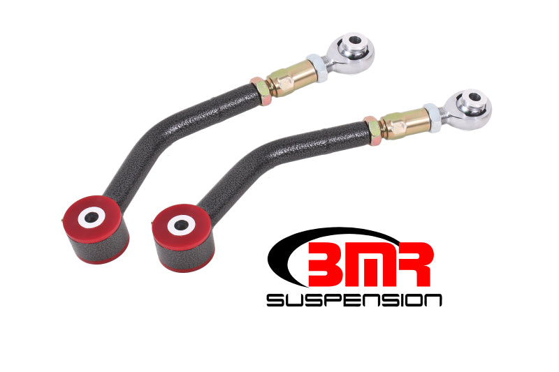 BMR Control Arms - BMR 08-17 Challenger Upper Control Arms On-Car Adj. Rod Ends (Polyurethane) - Black Hammertone