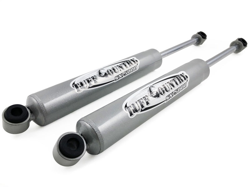 TUF Steering Stabilizers - Tuff Country 69-87 Chevy Truck 1/2 & 3/4 Ton 4wd K10/K20 Dual Steering Stabilizer (In-Line Style)