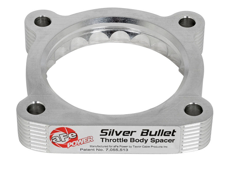 AFE Silver Bullet TBS - aFe Silver Bullet Throttle Body Spacers TBS 10-16 Nissan Patrol (Y62) V8-5.6L (320hp)