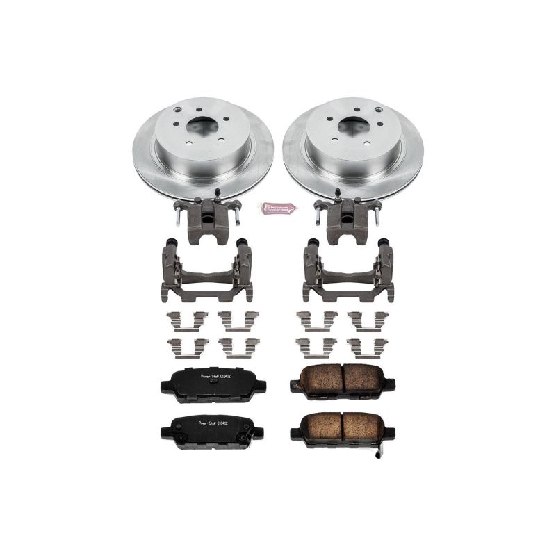 PSB Autospecialty Kit w/Cals - Power Stop 12-13 Infiniti M35h Rear Autospecialty Brake Kit w/Calipers