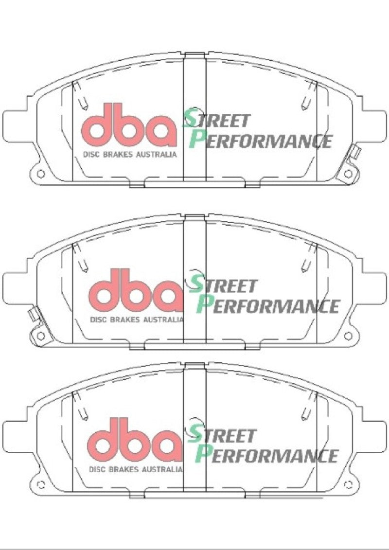 DBA SP500 Brake Pads - DBA 96-04 Nissan Pathfinder SP500 Front Brake Pads