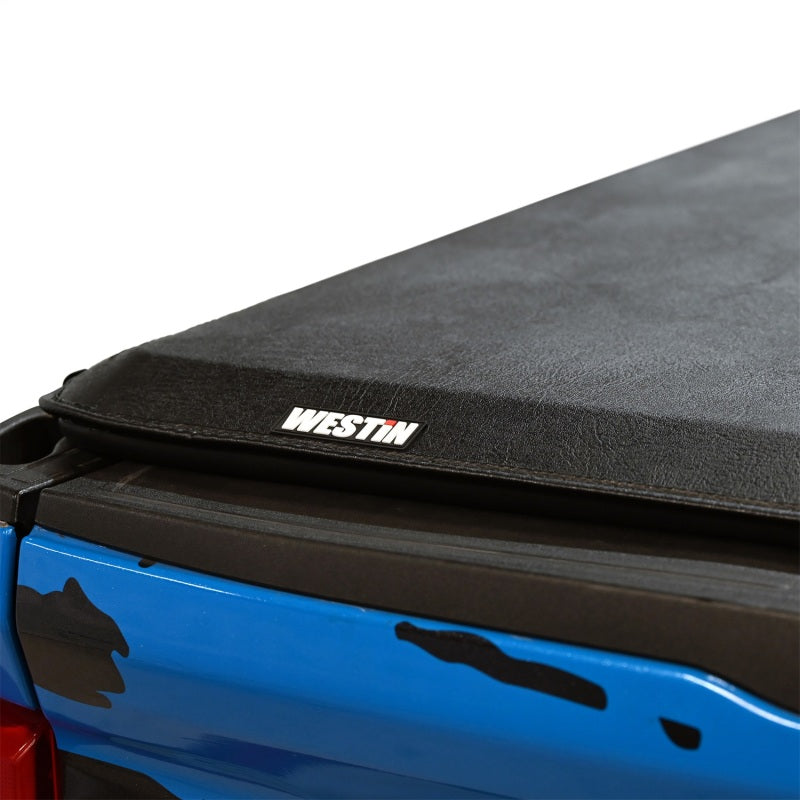 WES Soft Roll Tonneau Covers - Westin 17-24 Ford F-250/350 Super Duty 6.75ft. Bed Soft Roll Tonneau Cover - Black