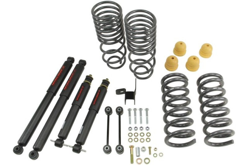 BT Lowering Kit w ND2 Shocks - Belltech 09-13 Dodge Ram 1500 Std Cab Lowering Kit w/ND II Shocks - 2in F/4in R Drop