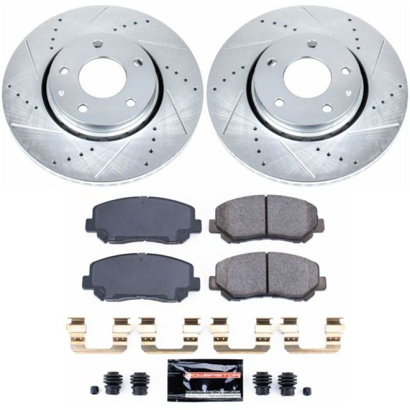 PSB Z23 Evolution Kit - Power Stop 16-18 Mazda CX-5 Front Z23 Evolution Sport Brake Kit