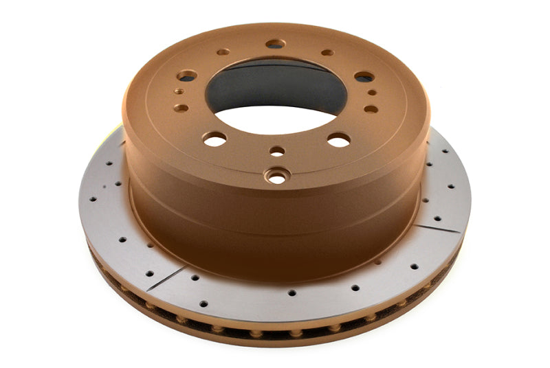 DBA Street Slot&Drill Rotors - DBA 98-05 Lexus LX470/98+ Toyota Landcruiser 100 Series Front Drilled & Slotted Street Series Rotor