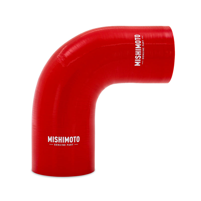 MM Couplers - 90 Deg - Mishimoto Silicone Reducer Coupler 90 Degree 2in to 2.25in - Red
