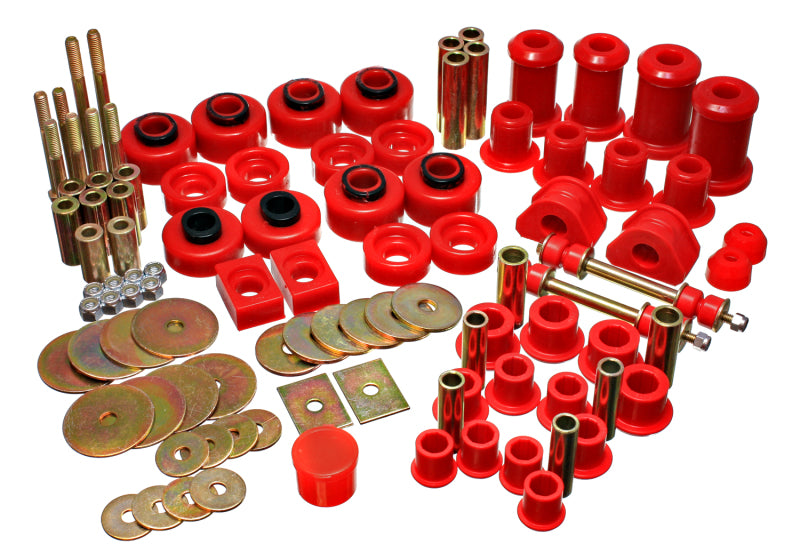 ES Hyper-Flex Sets - Red - Energy Suspension Ford F-150/F-250 4WD Red Hyper-flex Master Bushing Set