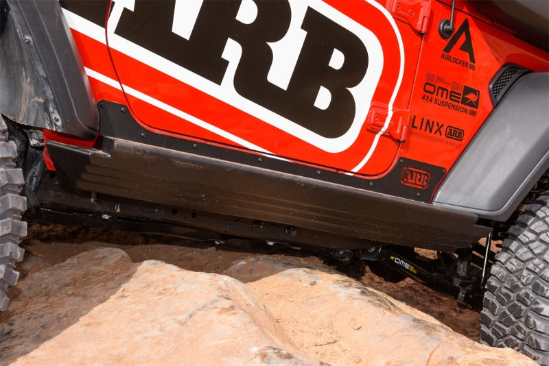 ARB Side Rails/Steps - ARB Jeep Wrangler JL 2-Door Rock Sliders