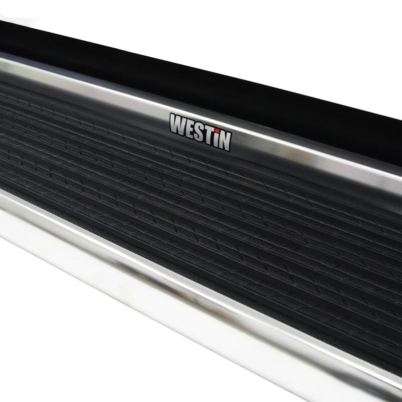 WES Running Boards - Sure-Grip - Westin Polished Aluminum Running Board 89.5 inches SG6 Running Boards - Polished