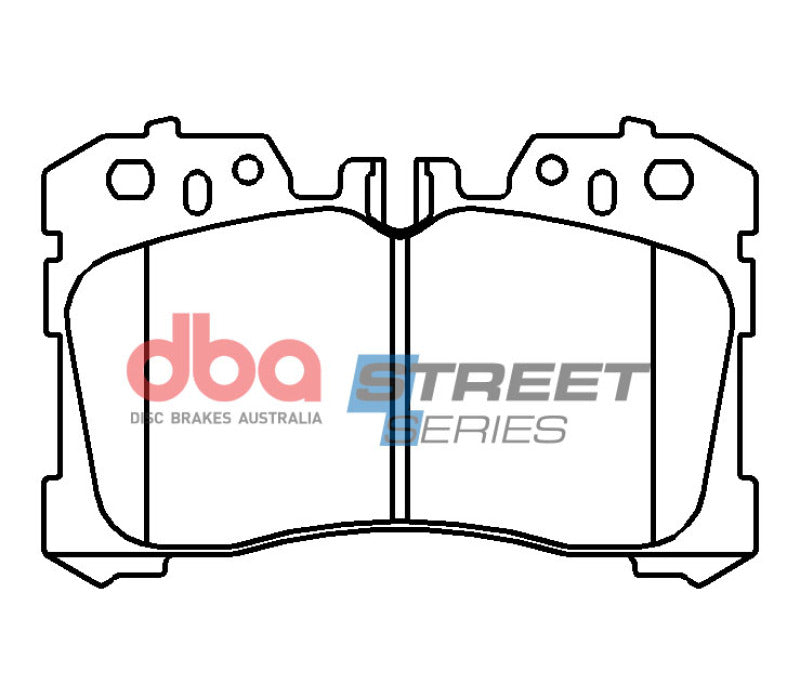 DBA Street Series Brake Pads - DBA 2017 Lexus LS460/LS600 Street Series Front Brake Pads