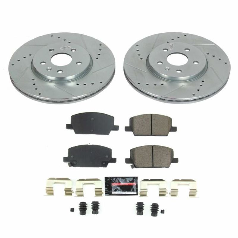 PSB Z23 Evolution Kit - Power Stop 18-20 Buick Encore Front Z23 Evolution Sport Brake Kit